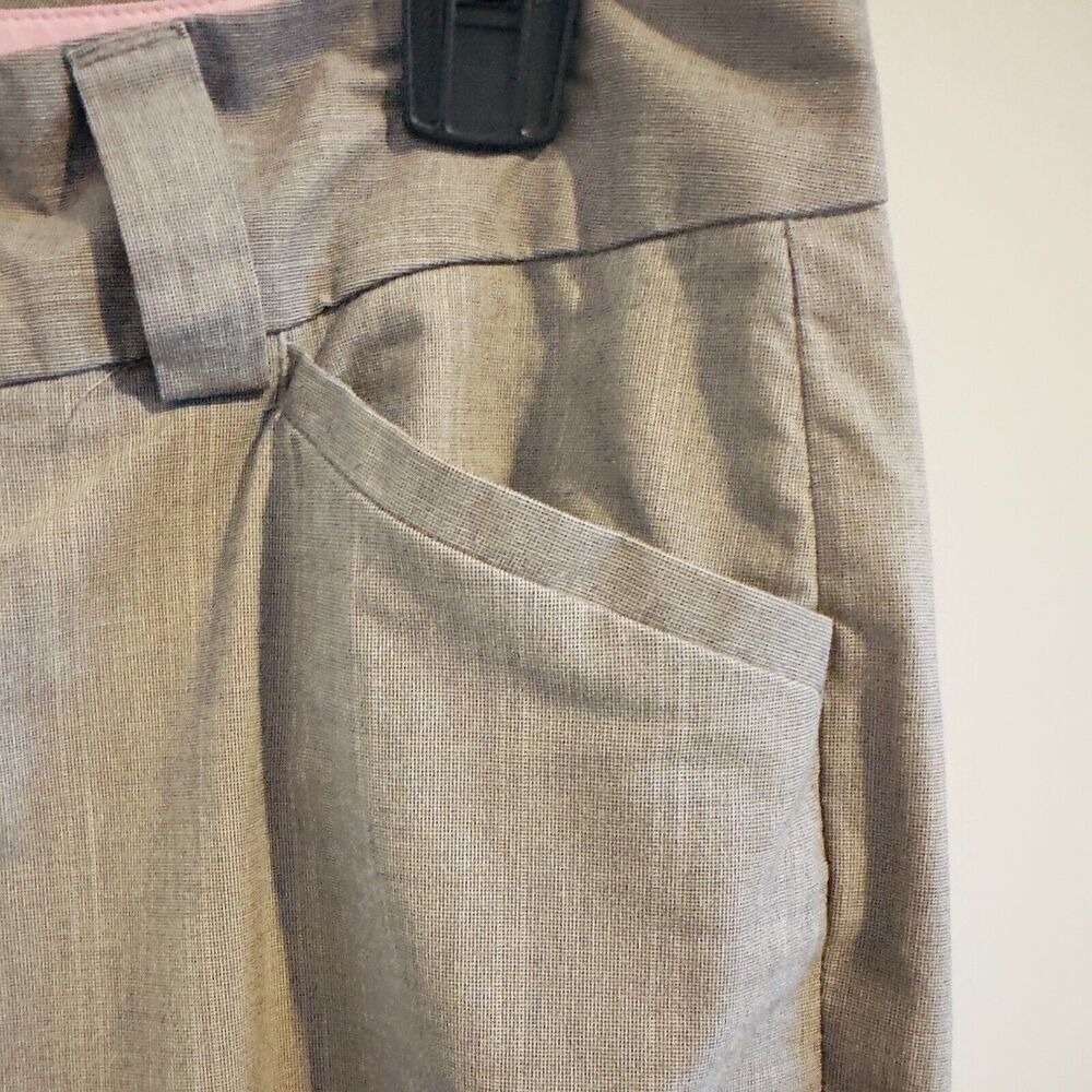 Gap Curvy Ankle Pants Tan Textured Trousers Women Size 8 ANK - Picture 5 of 8